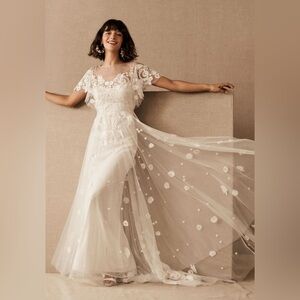 NWT Willowby by Watters Heartleaf Open Back Wedding Dress